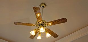 Ceiling fan lighting