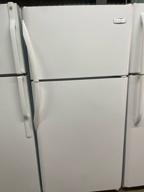 Frigidaire two door white refrigerator