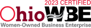 2023 Certified Ohio WBE logo