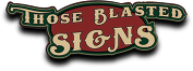 Those Blasted Signs - Logo