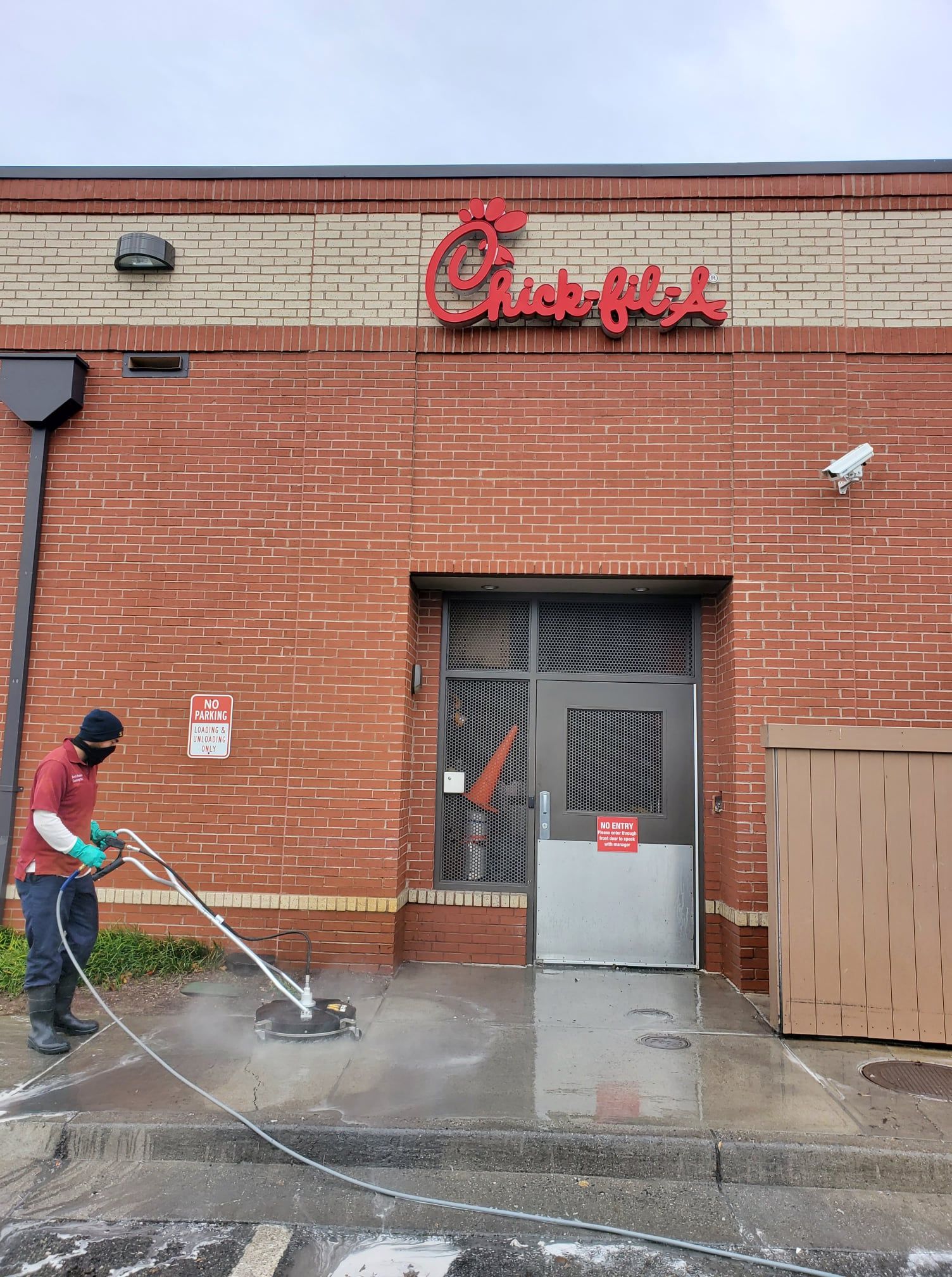 commercial Exterior Steam Cleaning