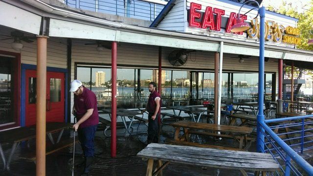 Commercial Exterior Steam Cleaning