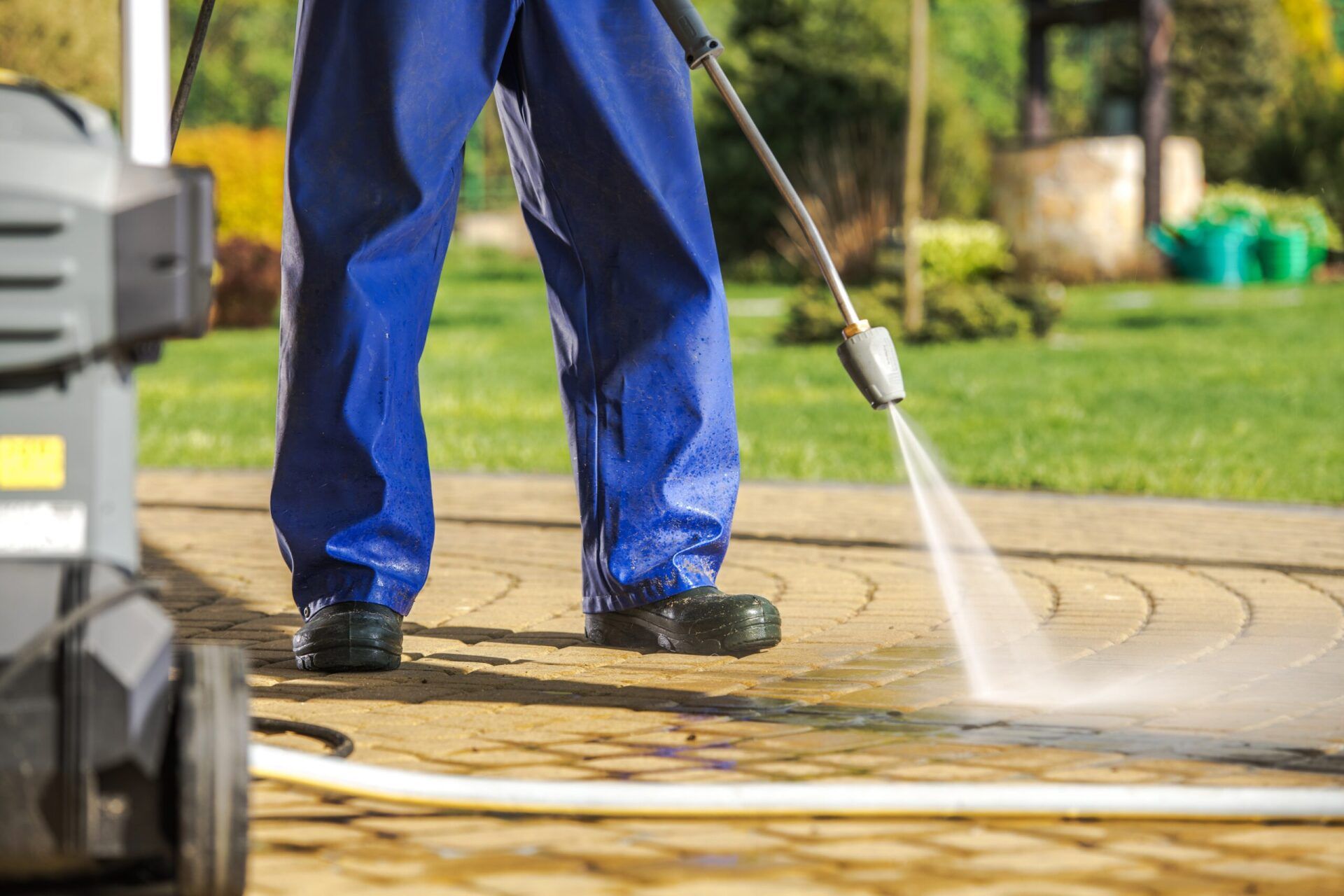 Pressure washing