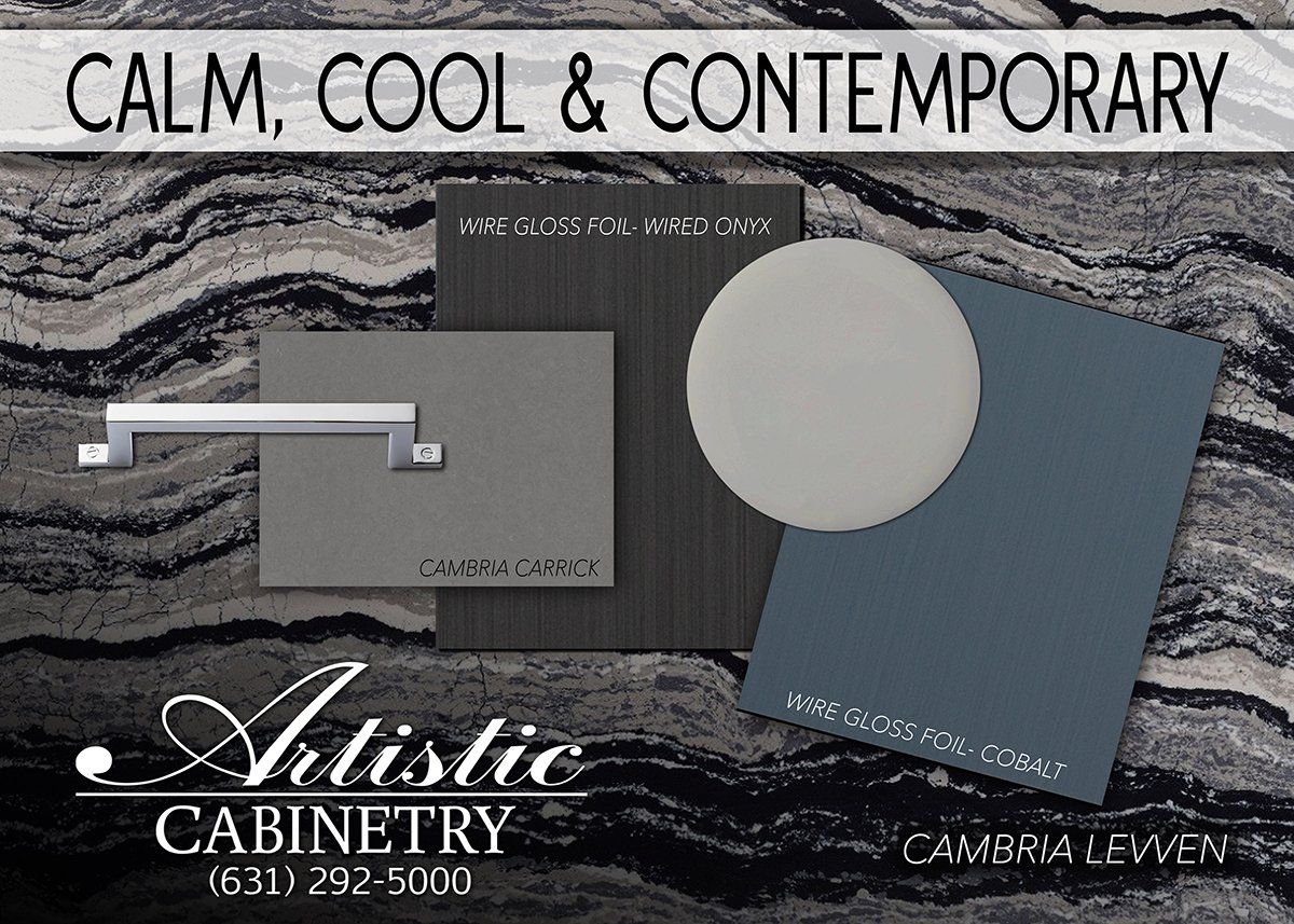 Artistic cabinetry offers a variety of cabinet colors