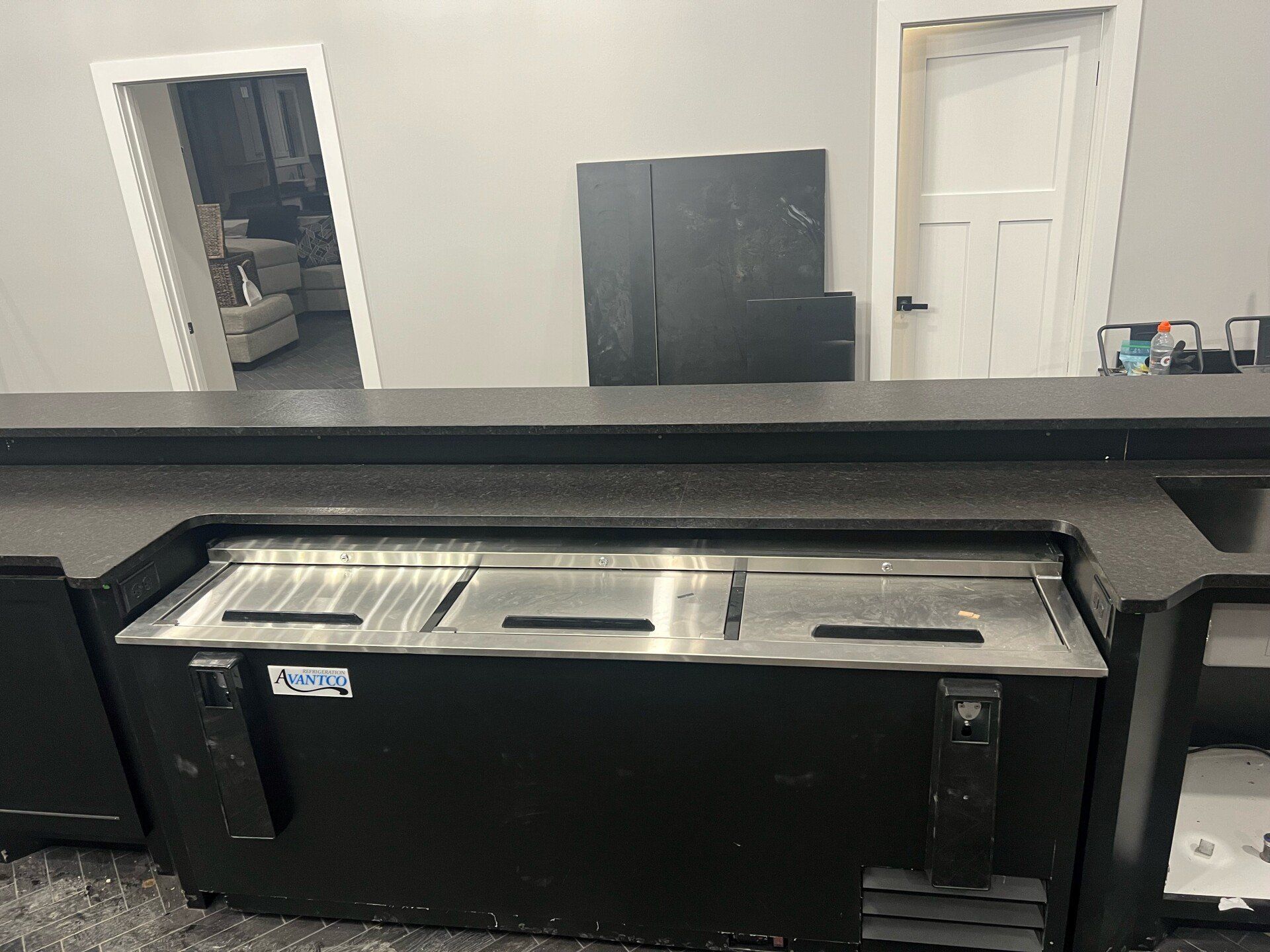 commercial kitchen black