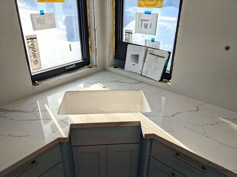 Elegant residential countertops