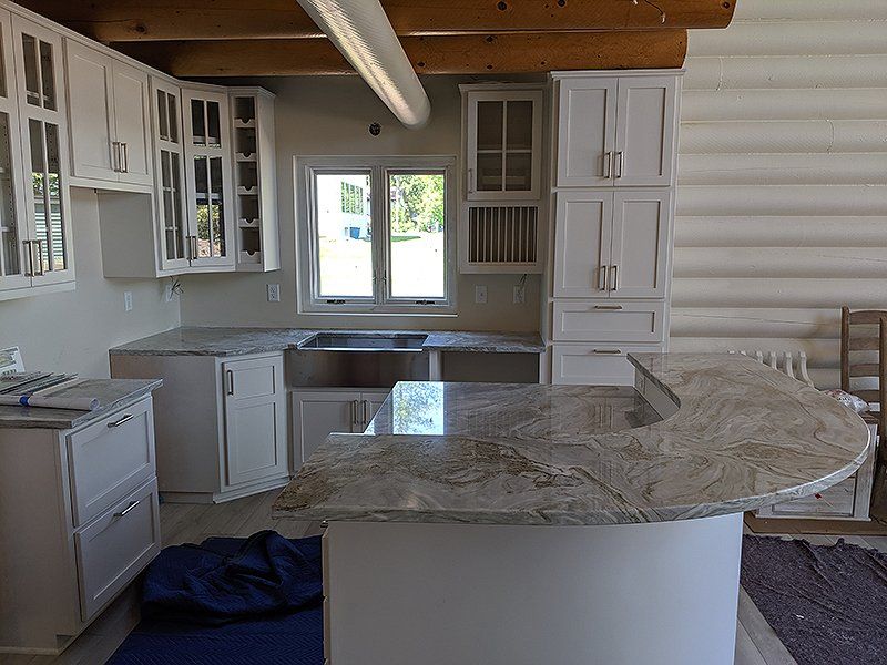 classic granite countertop installation