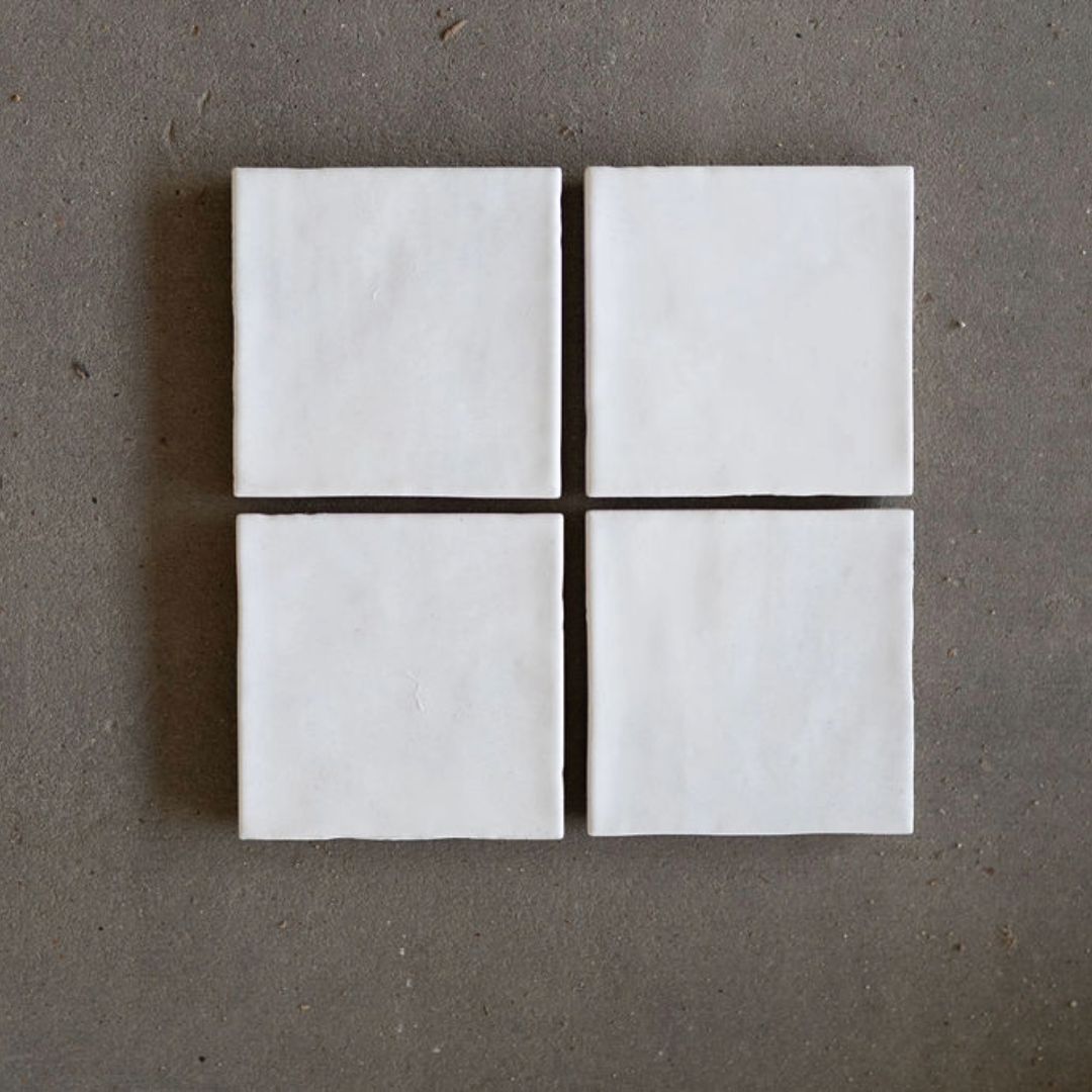 Zellige White Glossy