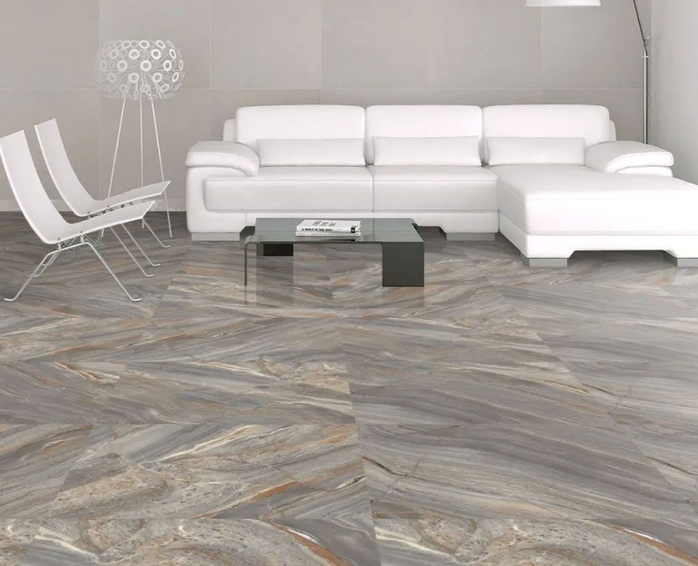 Indiana Nero Polished 24x24 Porcelain Tile
