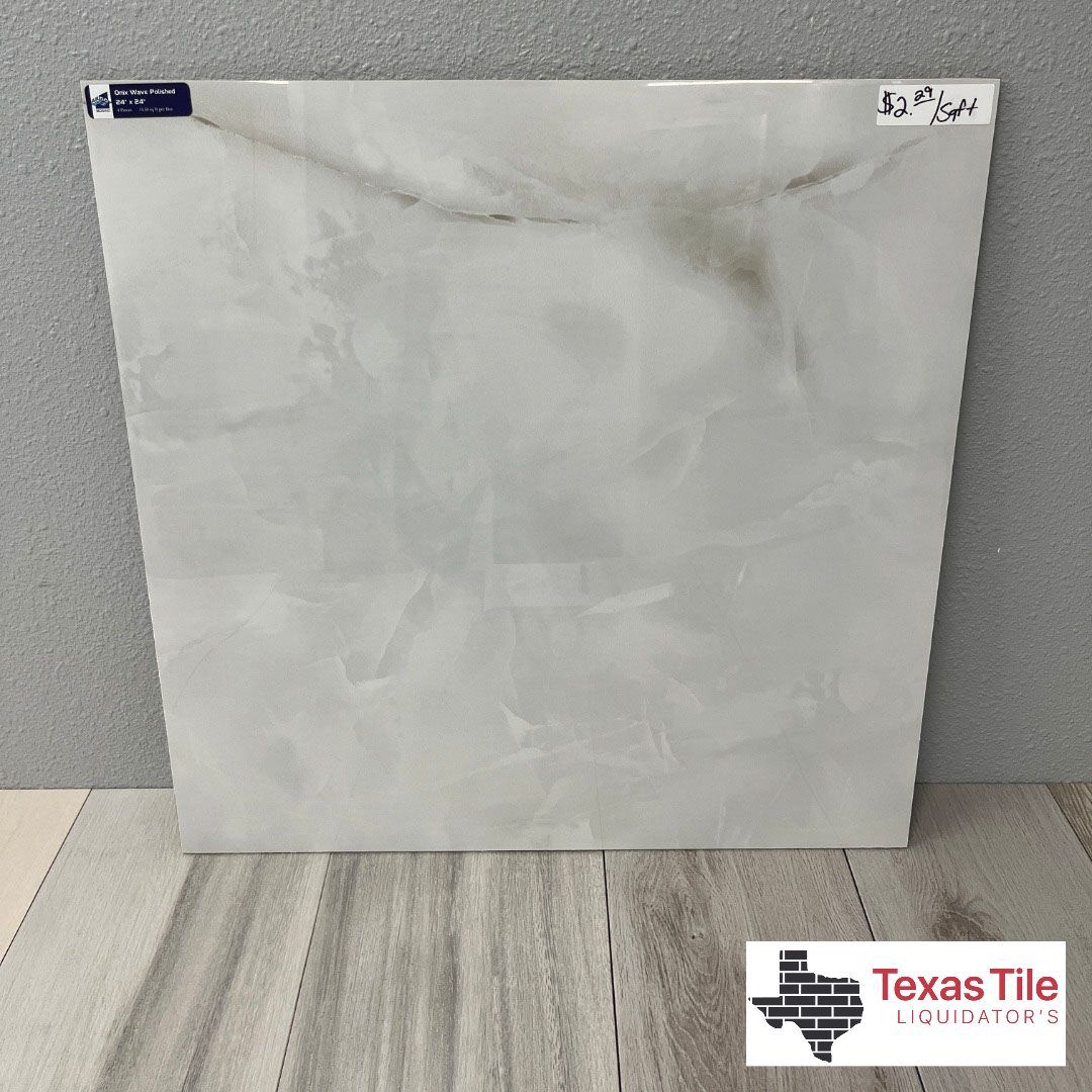 Onix Wave Polished 24x24 Porcelain Tile