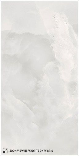 Favorite Onyx Gris Polished
12x24 Porcelain Tile