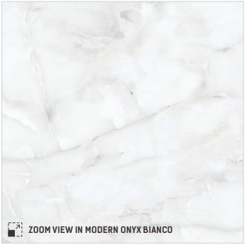 Modern Onyx Bianco
32x32 Porcelain Tile