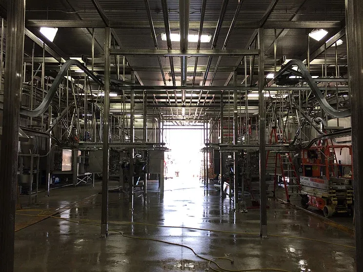 Stork Nuova Evisceration System Installed