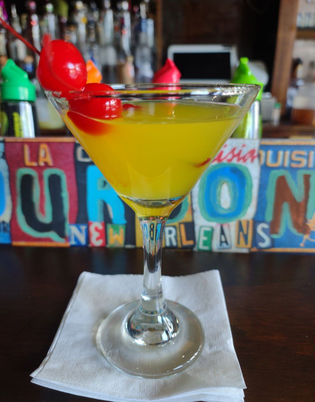 Bourbon Apple Martini