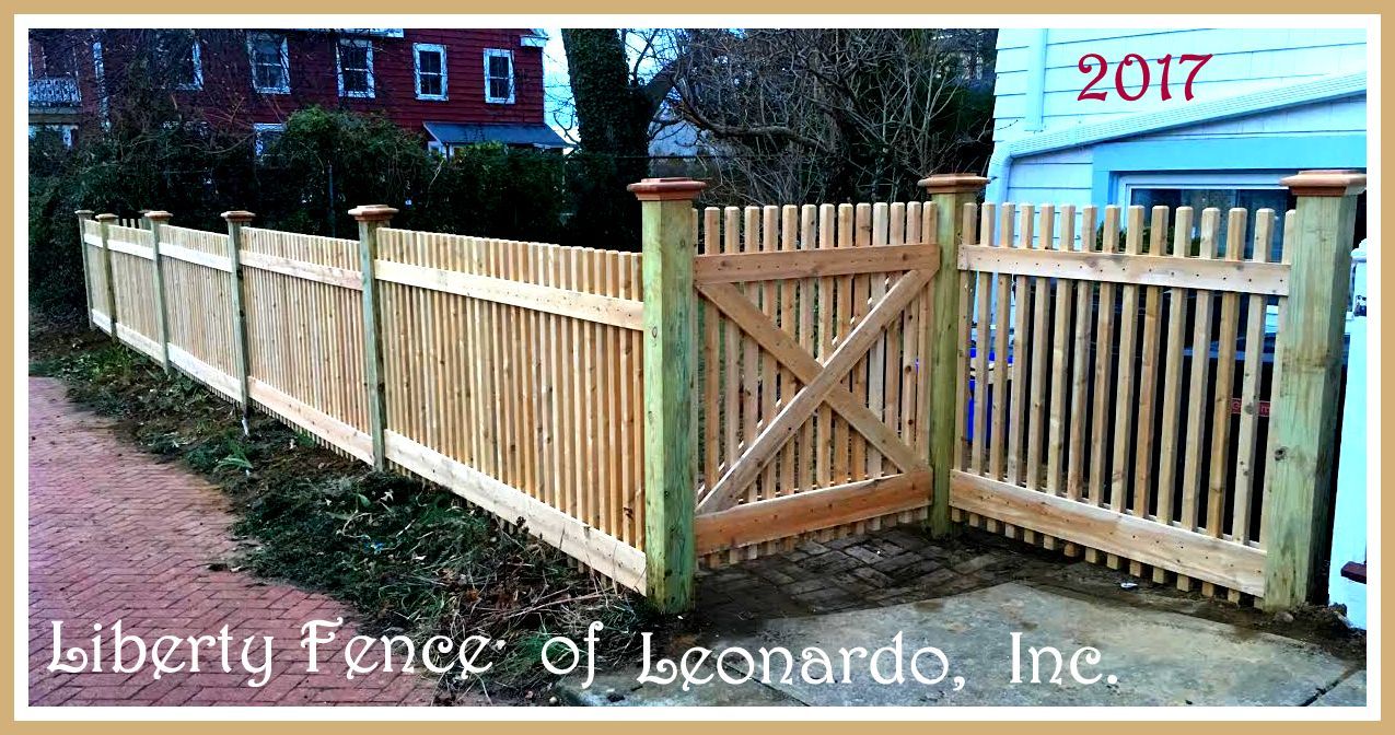 Wood fence