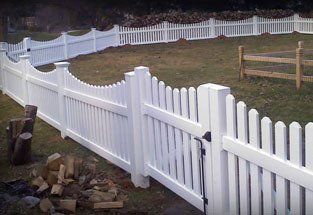 PVC fence