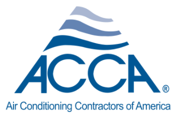 The logo for acca air conditioning contractors of america