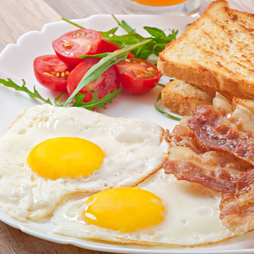 Eggs and bacon