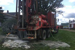 Residential well drilling