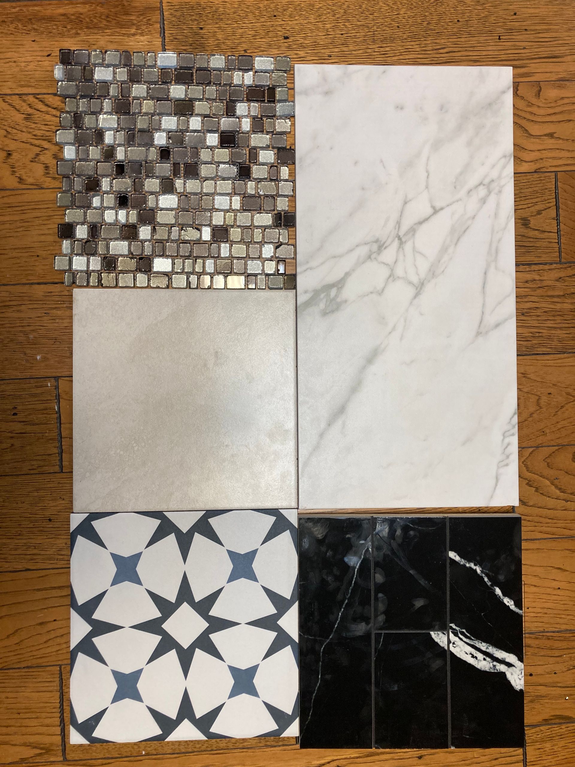 Glass mosaic tile, subway tile, ceramic tile, 12 x 12 tile, 12 x 24 tile