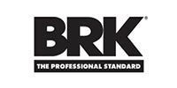 BRK logo: black letters