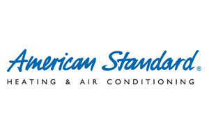 American Standard Heating & Air Conditioning logo in blue script.