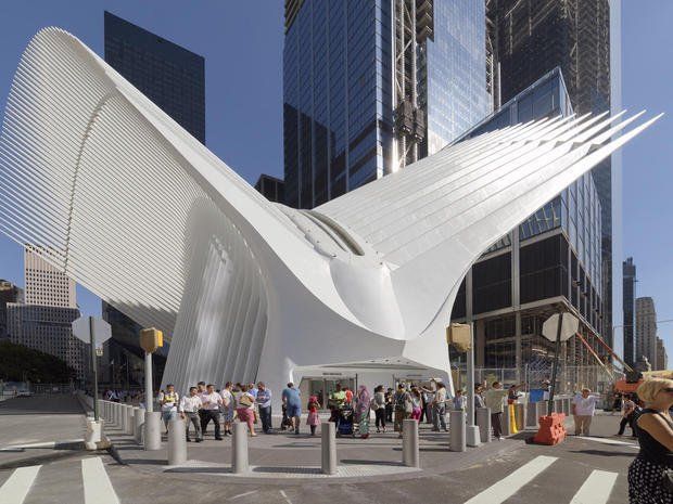 World Trade Center Oculus Greenwich Street Entrance