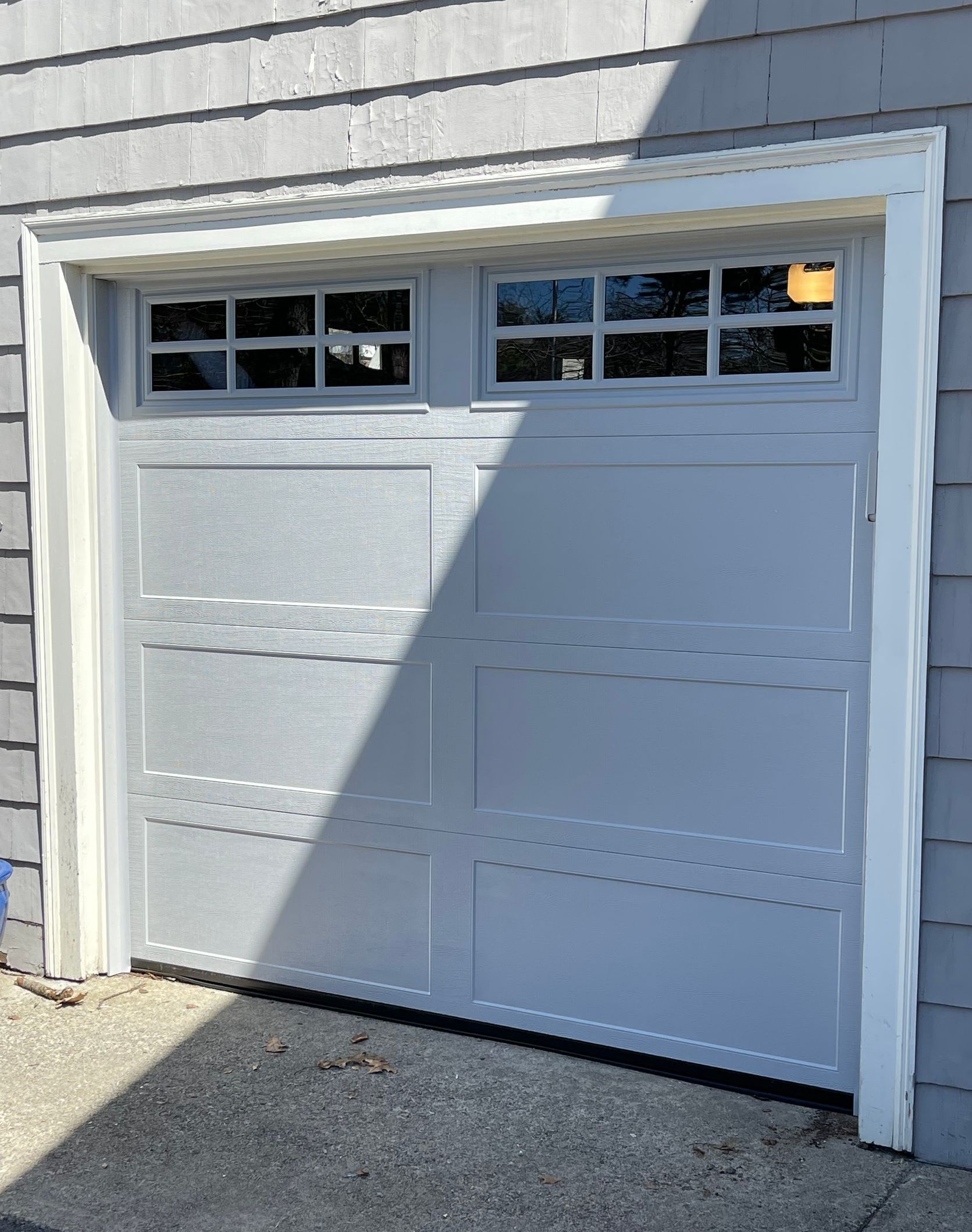 Residential garage door
