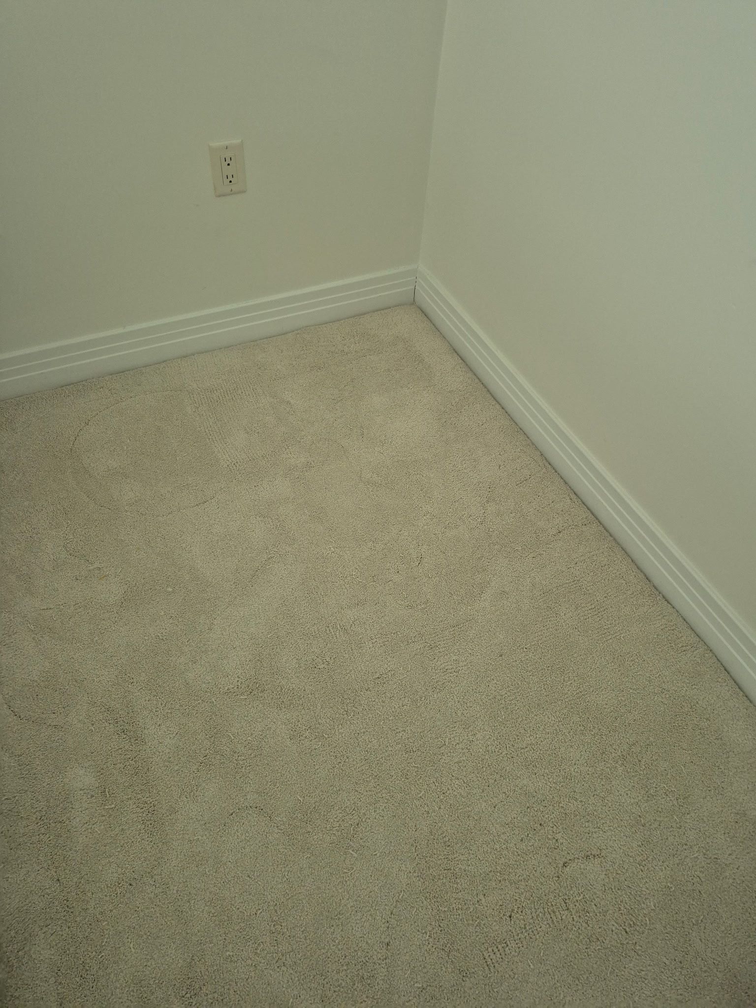 Before carpet repair
