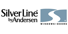 The silver line by andersen logo is a window and door company.