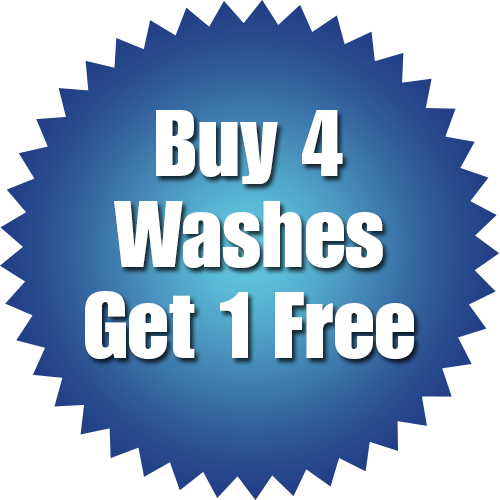 Buy 4 Washes Get 1 Free Promo