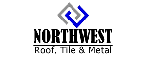A logo for northwest roof , tile and metal