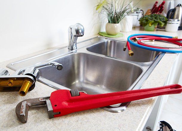Kitchen sink repair