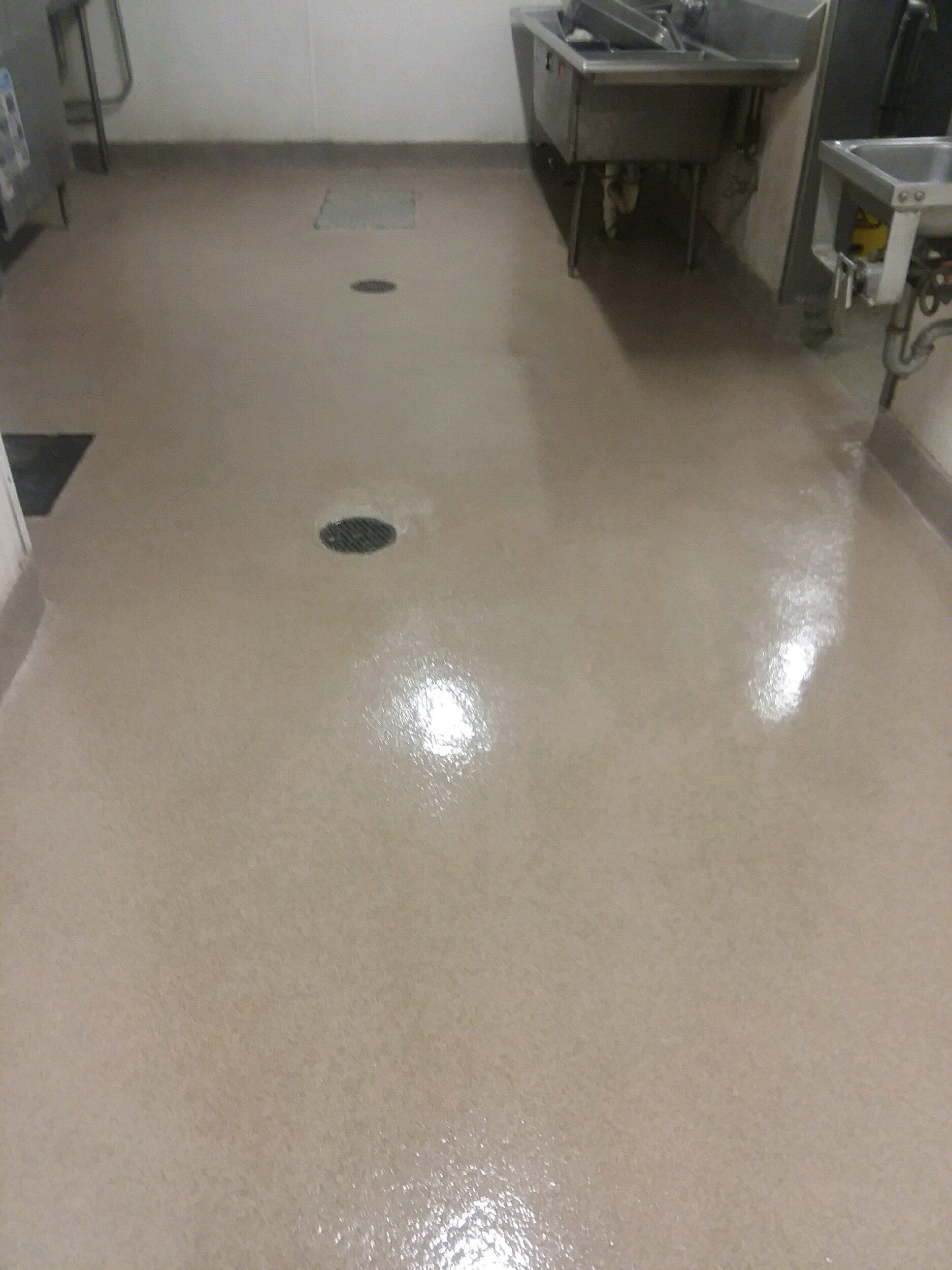 Commercial kitchen floors