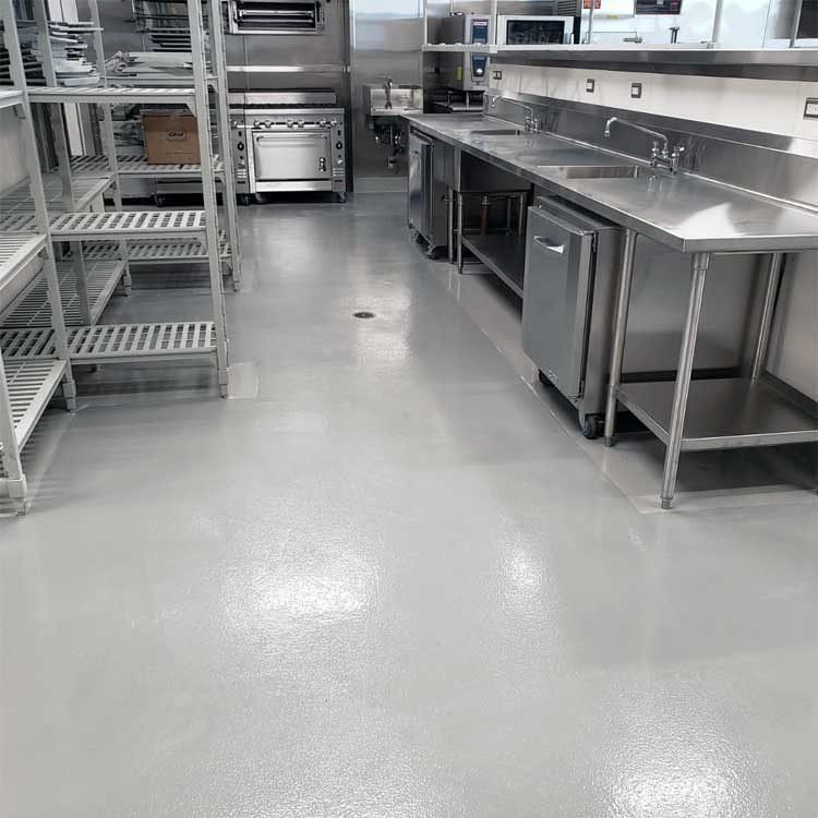 Quartz flooring systems