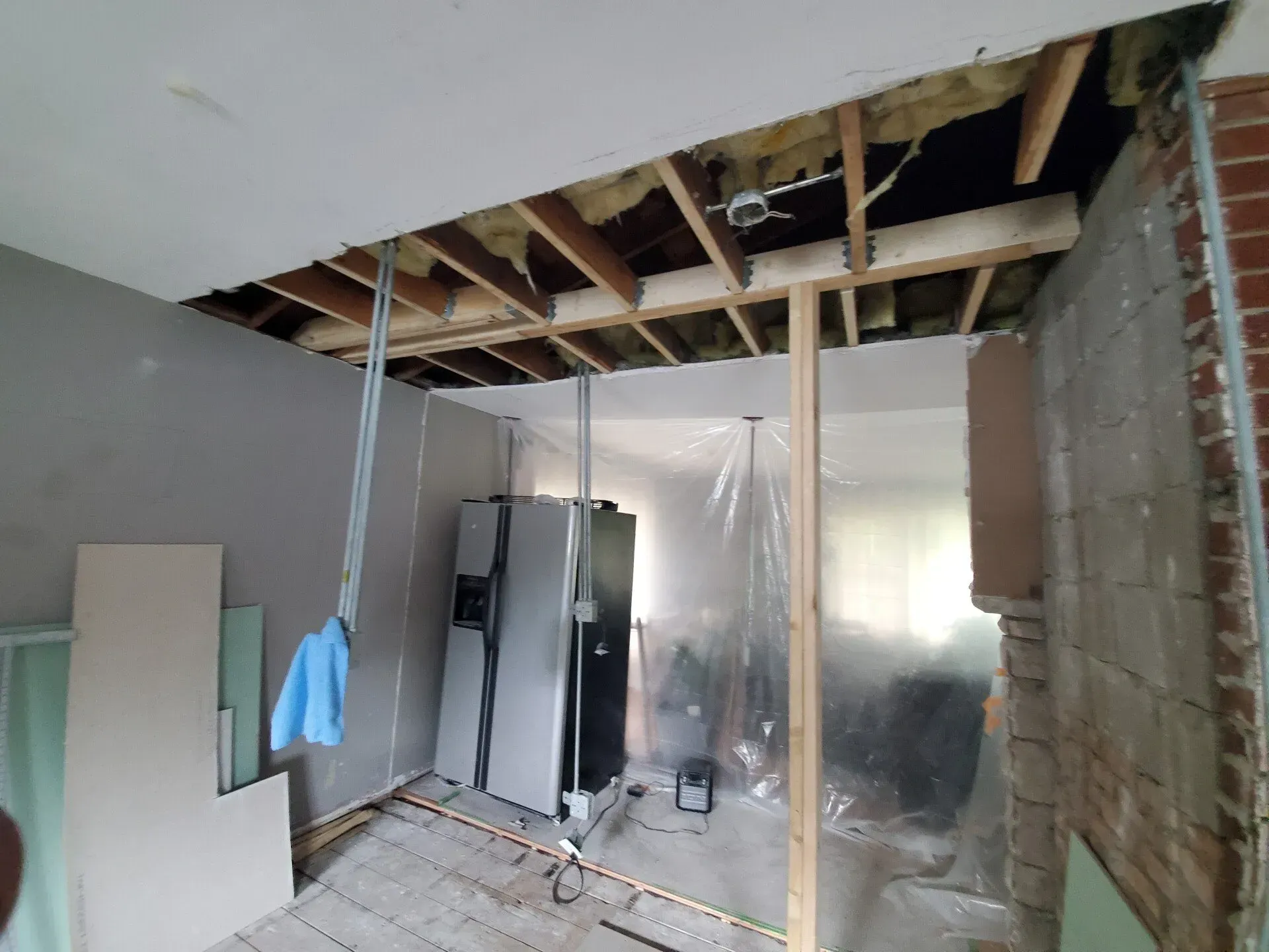 Kitchen undergoing renovation
