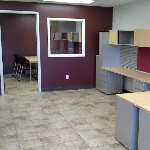 Painted office