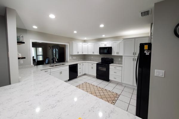 Kitchen and Bathrooms