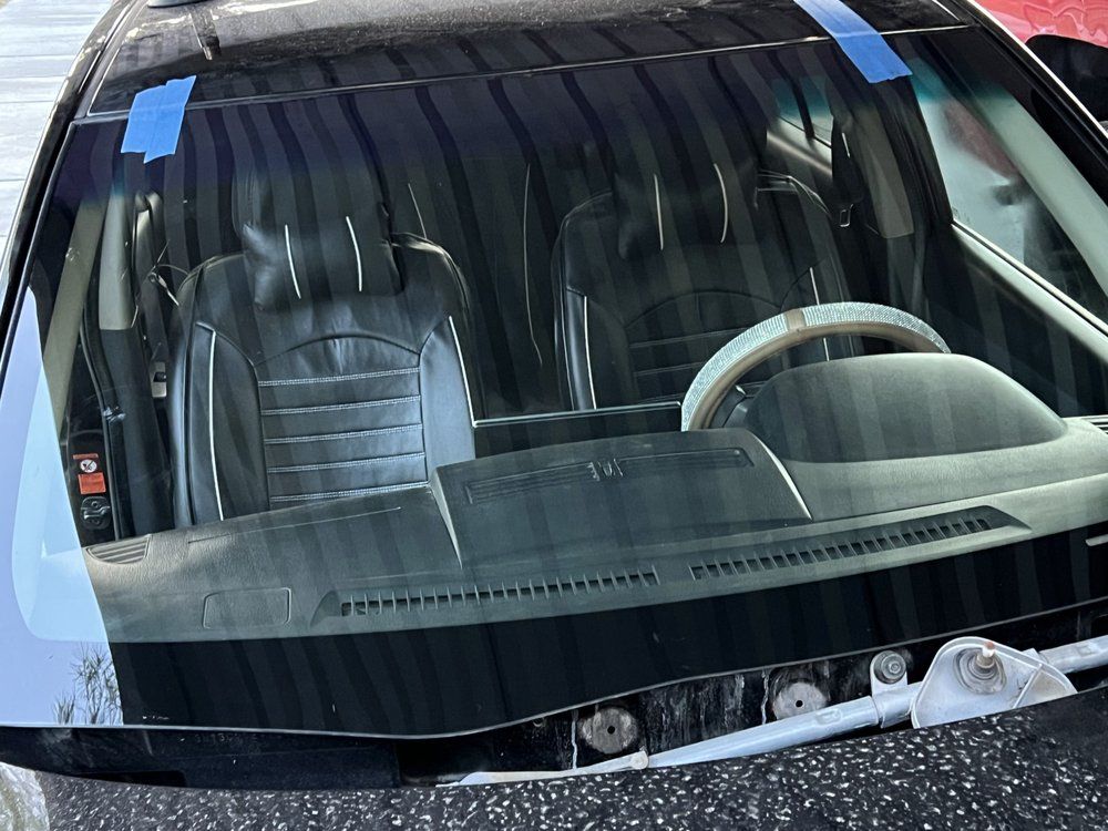 windshield glass replaced newly