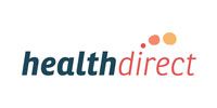 Healthdirect logo with teal 