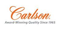 Carlson logo in orange script, with 