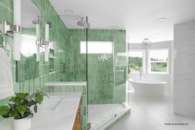 green-bathroom