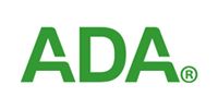 The green ADA logo with a registered trademark symbol.