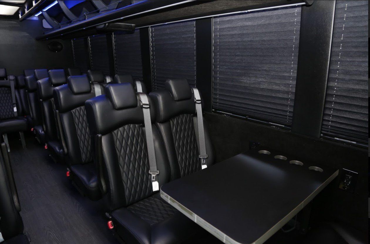 23 Passenger Corporate Shuttle Bus interior