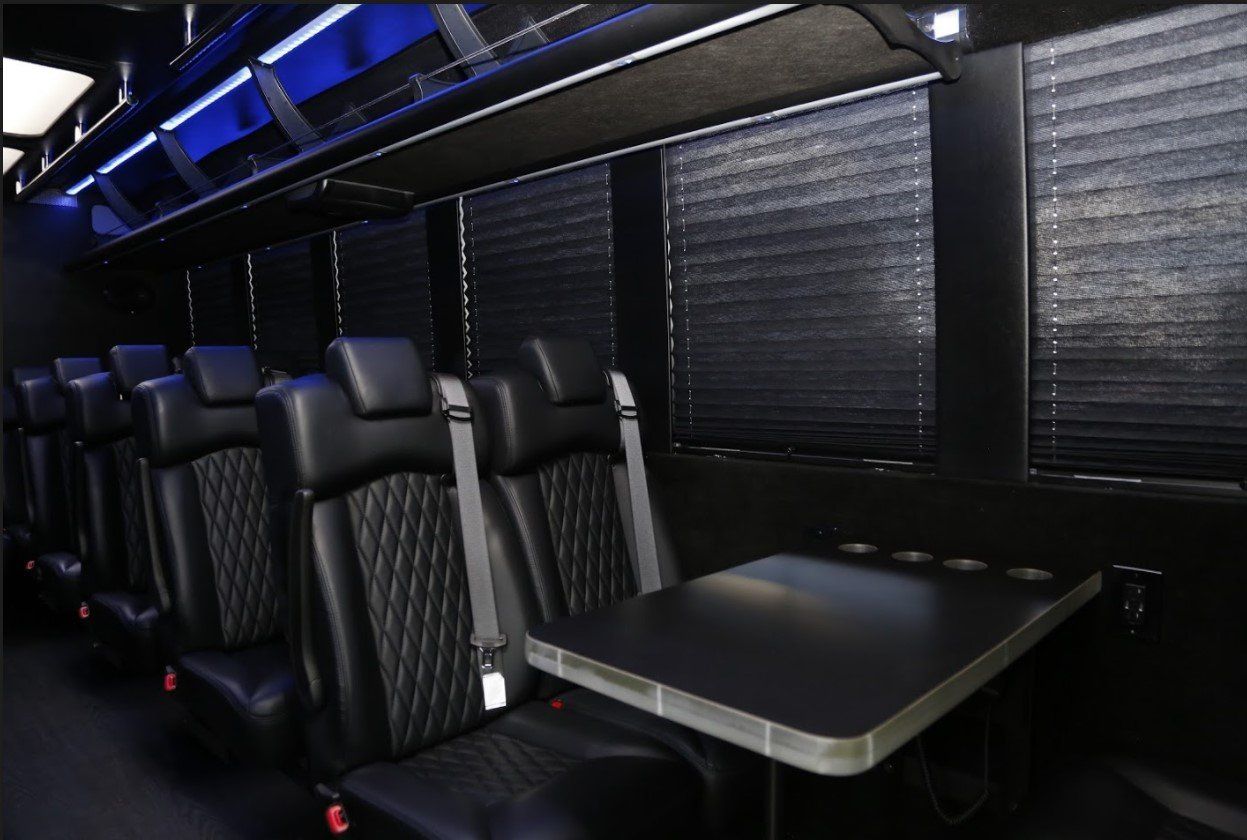 23 Passenger Corporate Shuttle Bus interior