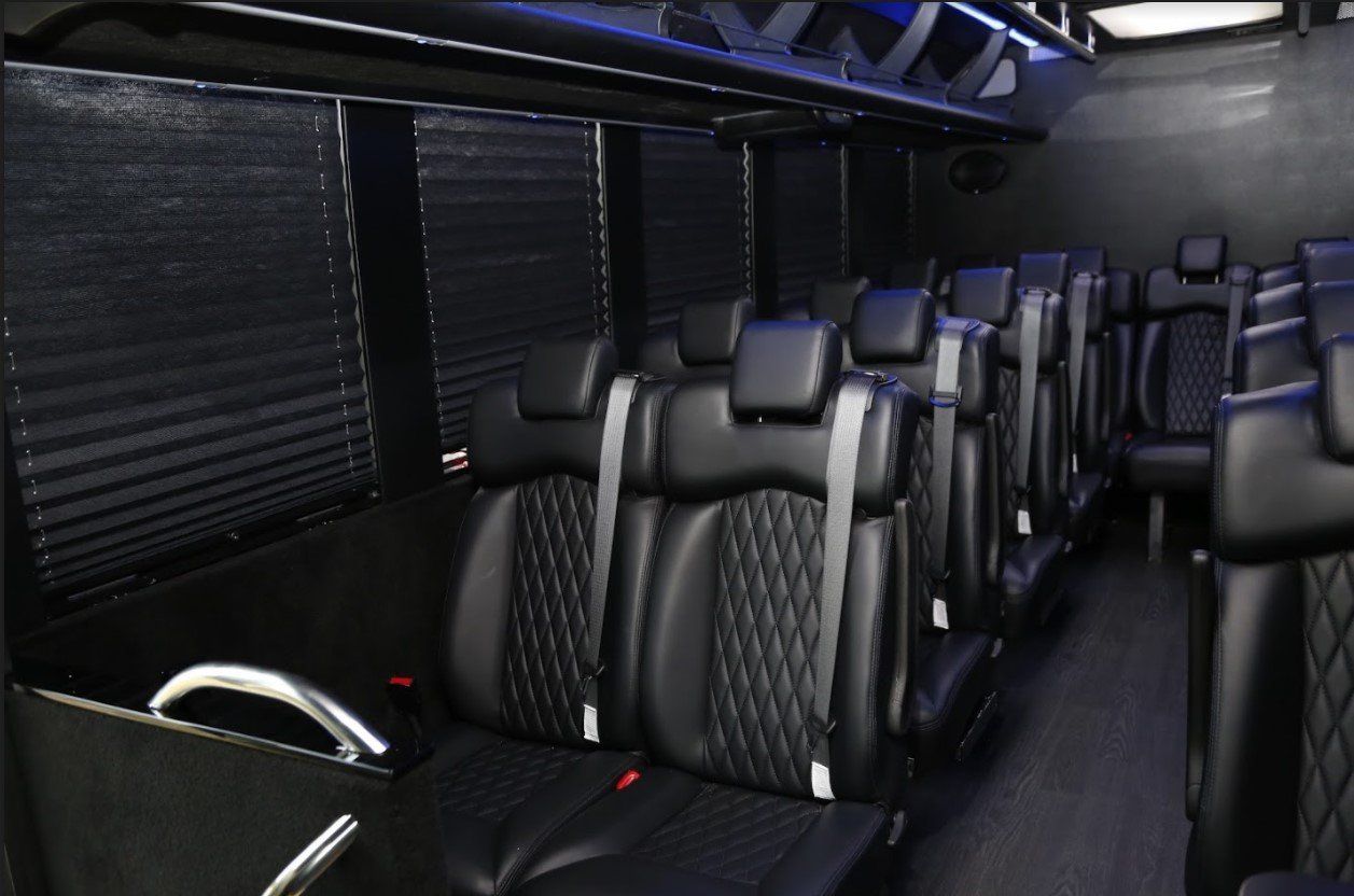 23 Passenger Corporate Shuttle Bus interior