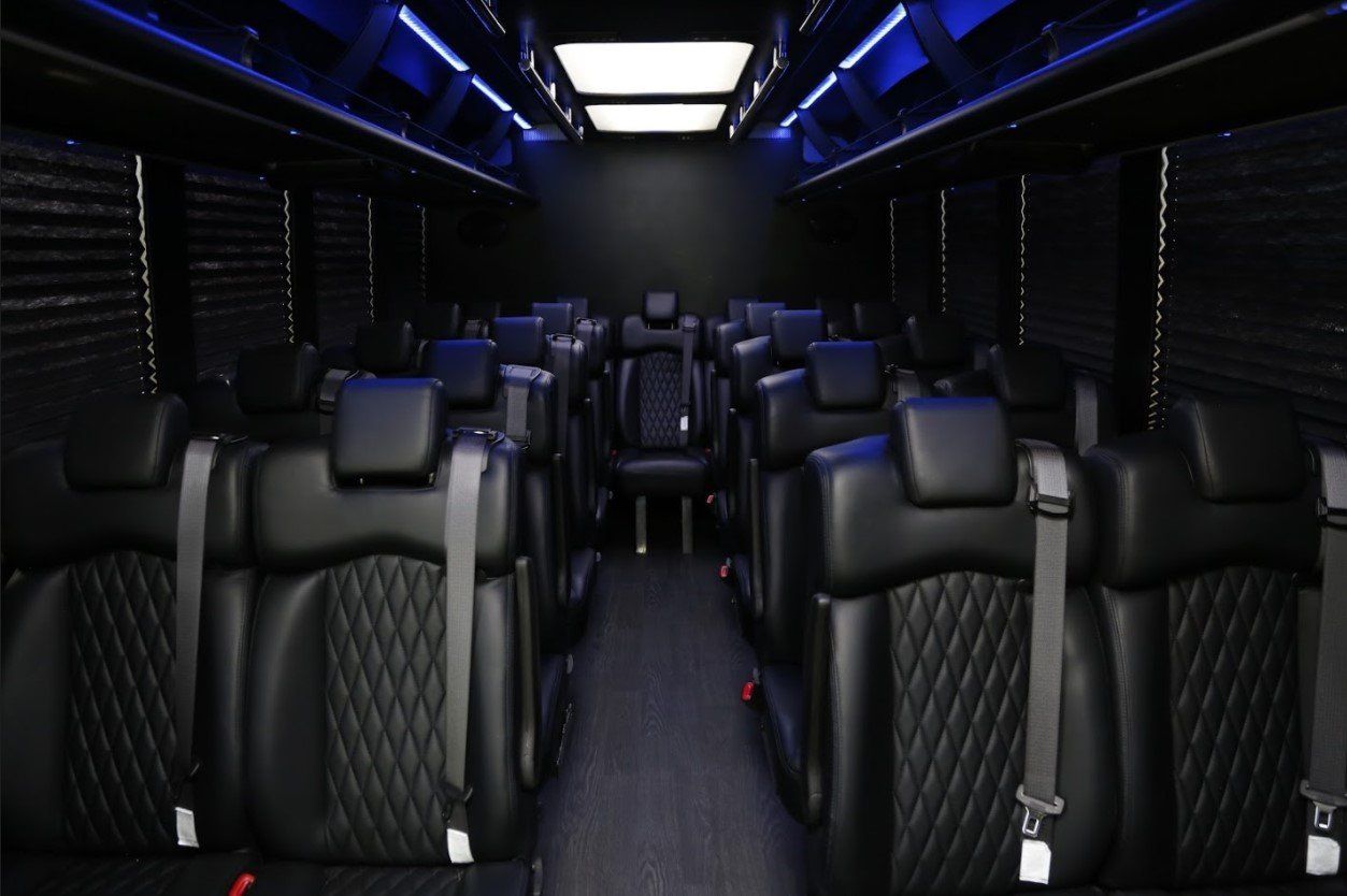 23 Passenger Corporate Shuttle Bus interior