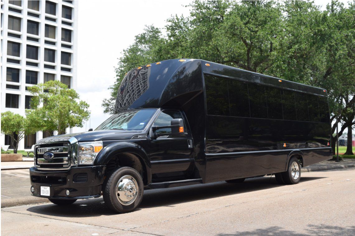 24 Passenger Party Bus – Black