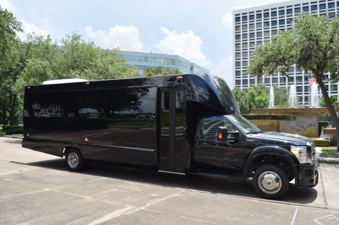 24 Passenger Party Bus – Black