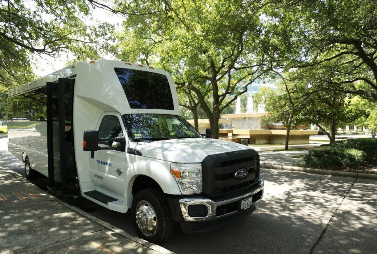 27 Passenger Corporate Shuttle Bus interior